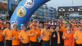 ดร.เทอดเกียรติ ชินสรนันท์ นายกเทศมนตรีนครแม่สอด ได้ไปร่วมกิจกรรม Bike For Love 