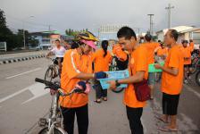 ดร.เทอดเกียรติ ชินสรนันท์ นายกเทศมนตรีนครแม่สอด ได้ไปร่วมกิจกรรม Bike For Love 