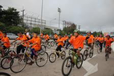 ดร.เทอดเกียรติ ชินสรนันท์ นายกเทศมนตรีนครแม่สอด ได้ไปร่วมกิจกรรม Bike For Love 