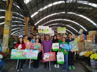 เทศบาลนครแม่สอดร่วมกับสำนักงานทรัพยากรธรรมชาติและสิ่งแวดล้อม ร่วมรณรงค์”โครงการ  ทำความดีด้วยหัวใจ ลดภัยสิ่งแวดล้อม” เลิกใช้โฟม ลดใช้ถุงพลาสติก