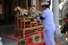 งานรัฐพิธีและวางพานพุ่มดอกไม้สด วันสมเด็จพระนเรศวรมหาราช เนื่องในวันยุทธหัตถี