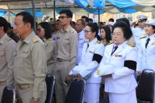 งานรัฐพิธีและวางพานพุ่มดอกไม้สด วันสมเด็จพระนเรศวรมหาราช เนื่องในวันยุทธหัตถี