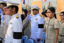 งานรัฐพิธีและวางพานพุ่มดอกไม้สด วันสมเด็จพระนเรศวรมหาราช เนื่องในวันยุทธหัตถี