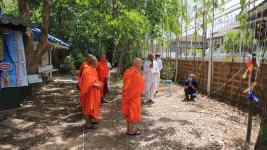 เทศบาลนครแม่สอด จัดพิธีบวงสรวง เพื่อก่อสร้างศาลสมเด็จพระนเรศวรมหาราช และศาลหลักเมืองใหม่