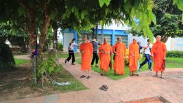 เทศบาลนครแม่สอด จัดพิธีบวงสรวง เพื่อก่อสร้างศาลสมเด็จพระนเรศวรมหาราช และศาลหลักเมืองใหม่