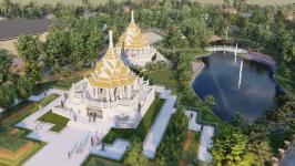 เทศบาลนครแม่สอด จัดพิธีบวงสรวง เพื่อก่อสร้างศาลสมเด็จพระนเรศวรมหาราช และศาลหลักเมืองใหม่