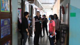 เทศบาลนครแม่สอด เข้าตรวจเยี่ยมโรงเรียนในสังกัดเทศบาลนครแม่สอดก่อนเปิดภาคเรียน ประจำปีการศึกษา 2563