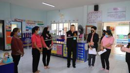 เทศบาลนครแม่สอด เข้าตรวจเยี่ยมโรงเรียนในสังกัดเทศบาลนครแม่สอดก่อนเปิดภาคเรียน ประจำปีการศึกษา 2563