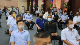 ทน.แม่สอด ร่วมให้การต้อนรับ รัฐมนตรีช่วยว่าการกระทรวงสาธารณสุข