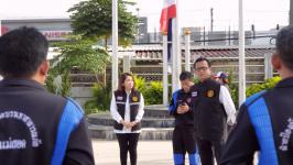 เทศบาลนครแม่สอด ตรวจเยี่ยมและมอบนโยบายการทำงานแก่งานป้องกันและบรรเทาสาธารณภัย