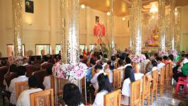 เทศบาลนครแม่สอดร่วมกับชมรมผู้สูงอายุนครแม่สอด ถวายเทียนจำนำพรรษาและผ้าอาบน้ำฝนที่วัดสุนทรีกาวาส (วัดป่าใหม่)