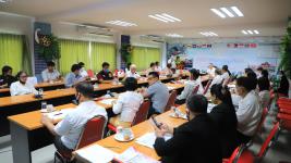 เทศบาลนครแม่สอด จัดประชุมคณะผู้บริหาร หัวหน้าส่วนราชการ และผู้ที่เกี่ยวข้องเทศบาล  นครแม่สอด ครั้งที่ 6/2563