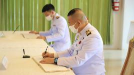 ทน.แม่สอด จัดพิธีถวายสัตย์ปฏิญาณเพื่อเป็นราชการที่ดีและพลังของแผ่นดิน