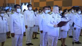 ทน.แม่สอด จัดพิธีถวายสัตย์ปฏิญาณเพื่อเป็นราชการที่ดีและพลังของแผ่นดิน