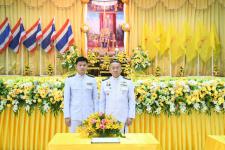 ผู้บริหาร ทน.แม่สอด ร่วมกิจกรรมเฉลิมพระเกียรติพระบาทสมเด็จพระเจ้าอยู่หัว เนื่องในโอกาสวันเฉลิมพระชนมพรรษา 28 กรกฎาคม 2563