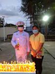 รองนายกเทศมนตรี ร่วมกิจกรรมเฉลิมพระเกียรติพระบาทสมเด็จพระเจ้าอยู่หัว เนื่องในโอกาสวันเฉลิมพระชนมพรรษา 28 กรกฎาคม 2563