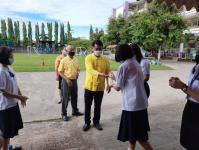 คณะผู้บริหาร ทน.แม่สอด ร่วมให้การต้อนรับคณะตรวจประเมินสถานศึกษาพอเพียงระดับจังหวัด โรงเรียนเทศบาลวัดบุญญาวาส