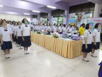 คณะผู้บริหาร ทน.แม่สอด ร่วมให้การต้อนรับคณะตรวจประเมินสถานศึกษาพอเพียงระดับจังหวัด โรงเรียนเทศบาลวัดบุญญาวาส