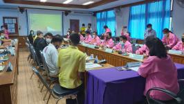 รองนายกเทศมนตรี ร่วมให้การต้อนรับคณะกรรมาธิการสวัสดิการสังคม และเข้าประชุมการศึกษาดูงานของคณะกรรมาธิการฯ