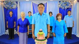 เทศบาลนครแม่สอด จัดบันทึกเทปถวายพระพรชัยมงคลสมเด็จพระนางเจ้าสิริกิติ์ พระบรมราชินีนาถ พระบรมราชชนนีพันปีหลวง