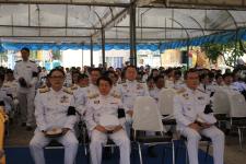 ดร.เทอดเกียรติ ชินสรนันท์ นายกเทศมนตรีนครแม่สอด เข้าร่วมพิธีวางพวงมาลา ในวันสมเด็จพระนเรศวรมหาราช