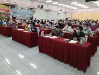 รองนายกเทศมนตรี เข้าร่วมประชุมประชาสัมพันธ์การมีส่วนร่วมภาคประชาชนของโครงการก่อสร้างถนน สาย ง2,ง3,ค1, และ ค2 ผังเมืองรวมเมืองแม่สอด