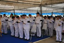 ดร.เทอดเกียรติ ชินสรนันท์ นายกเทศมนตรีนครแม่สอด เข้าร่วมพิธีวางพวงมาลา ในวันสมเด็จพระนเรศวรมหาราช