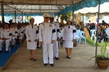 ดร.เทอดเกียรติ ชินสรนันท์ นายกเทศมนตรีนครแม่สอด เข้าร่วมพิธีวางพวงมาลา ในวันสมเด็จพระนเรศวรมหาราช