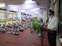 นายกเทศมนตรีมอบรองนายกฯ เป็นประธานพิธีเปิดโครงการอบรมคุณธรรม จริยธรรม โรงเรียนเทศบาลวัดบุญญาวาส