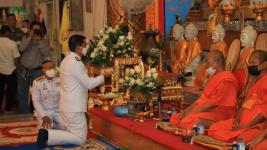 ผู้บริหาร ทน.แม่สอด ร่วมพิธีพระราชทานน้ำหลวงสรงศพ พระราชวีรากร อดีตเจ้าคณะจังหวัดตาก อดีตเจ้าอาวาสวัดตรีรัตนาราม