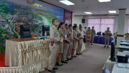นายกเทศมนตรี มอบ รองนายกฯ เข้าร่วมการประชุมคณะกรมการจังหวัด หัวหน้าส่วนราชการ และผู้เกี่ยวข้อง ครั้งที่ 8/2563