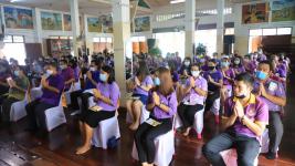 ทน.แม่สอด จัดโครงการสร้างเสริมคุณธรรม จริยธรรม พนักงานเทศบาลนครแม่สอด ประจำปี 2563