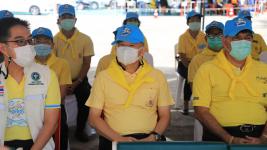 ผู้บริหาร ทน.แม่สอด ร่วมกิจกรรมการตรวจหาโรคติดเชื้อไวรัสโคโรนา 2019 โดยรถพระราชทานตรวจโรคติดเชื้อชีวนิรภัย จังหวัดตาก