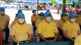 ผู้บริหาร ทน.แม่สอด ร่วมกิจกรรมการตรวจหาโรคติดเชื้อไวรัสโคโรนา 2019 โดยรถพระราชทานตรวจโรคติดเชื้อชีวนิรภัย จังหวัดตาก