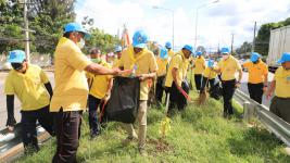 ทน.แม่สอด จัดกิจกรรมจิตอาสา “โครงการ 1 อำเภอ 1 ถนนเฉลิมพระเกียรติ”