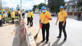 ทน.แม่สอด จัดกิจกรรมจิตอาสา “โครงการ 1 อำเภอ 1 ถนนเฉลิมพระเกียรติ”