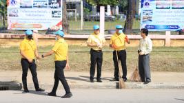 ทน.แม่สอด จัดกิจกรรมจิตอาสา “โครงการ 1 อำเภอ 1 ถนนเฉลิมพระเกียรติ”