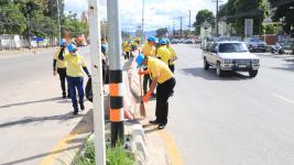 ทน.แม่สอด จัดกิจกรรมจิตอาสา “โครงการ 1 อำเภอ 1 ถนนเฉลิมพระเกียรติ”