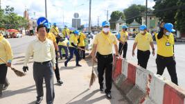 ทน.แม่สอด จัดกิจกรรมจิตอาสา “โครงการ 1 อำเภอ 1 ถนนเฉลิมพระเกียรติ”