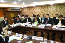 การประชุมคณะทำงานเร่งรัดกำกับ ดูแล และติดตามผลการแก้ไขปัญหาระยะเร่งด่วนของการจัดตั้งเขตพัฒนาเศรษฐกิจพิเศษแม่สอด 