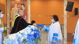 เทศบาลนครแม่สอด จัดพิธีมอบเกียรติบัตรผู้จบหลักสูตร “วิชชาลัยสูงวัยนครแม่สอด” รุ่นที่ 2