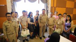 นายกเทศมนตรีพร้อมคณะผู้บริหาร เข้าร่วมโครงการอบรมเชิงปฏิบัติการแลกเปลี่ยนเรียนรู้การบริหารจัดการขยะมูลฝอย