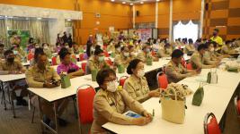 นายกเทศมนตรีพร้อมคณะผู้บริหาร เข้าร่วมโครงการอบรมเชิงปฏิบัติการแลกเปลี่ยนเรียนรู้การบริหารจัดการขยะมูลฝอย