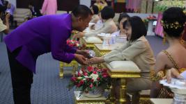 ทน.แม่สอด จัดพิธีแสดงกตเวทิตาจิตเกษียณอายุราชการ