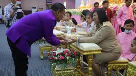 ทน.แม่สอด จัดพิธีแสดงกตเวทิตาจิตเกษียณอายุราชการ