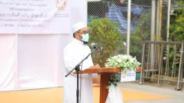 นายกเทศมนตรี เป็นประธานพิธีเปิดโครงการธรรมยาตราแห่งสันติภาพเพื่อสันติสุขของแผ่นดิน