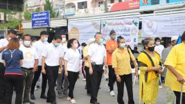 นายกเทศมนตรี เป็นประธานพิธีเปิดโครงการธรรมยาตราแห่งสันติภาพเพื่อสันติสุขของแผ่นดิน