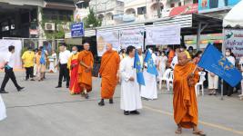 นายกเทศมนตรี เป็นประธานพิธีเปิดโครงการธรรมยาตราแห่งสันติภาพเพื่อสันติสุขของแผ่นดิน