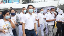 นายกเทศมนตรี เป็นประธานพิธีเปิดโครงการธรรมยาตราแห่งสันติภาพเพื่อสันติสุขของแผ่นดิน