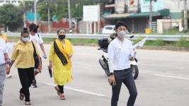 นายกเทศมนตรี เป็นประธานพิธีเปิดโครงการธรรมยาตราแห่งสันติภาพเพื่อสันติสุขของแผ่นดิน